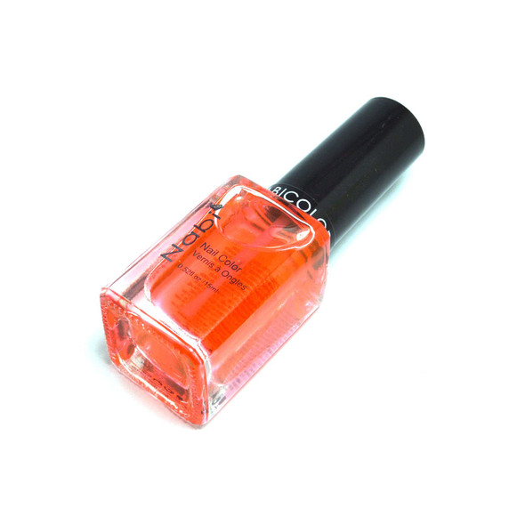 1 Nabi Cosmetic Color Nail Lacquer NP02 Glossy Regular Polish Manicure  Free Zipper Bag