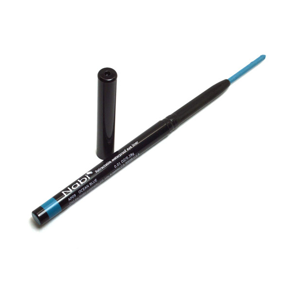 Nabi 1 Professional Makeup  AP09 Ocean Blue  Retractable Waterproof Eye Liner eyeliner Auto Pencil  Free Zipper Bag