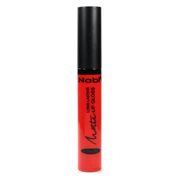 3 Pack Nabi Cosmetics Matte Lip Gloss Real Red