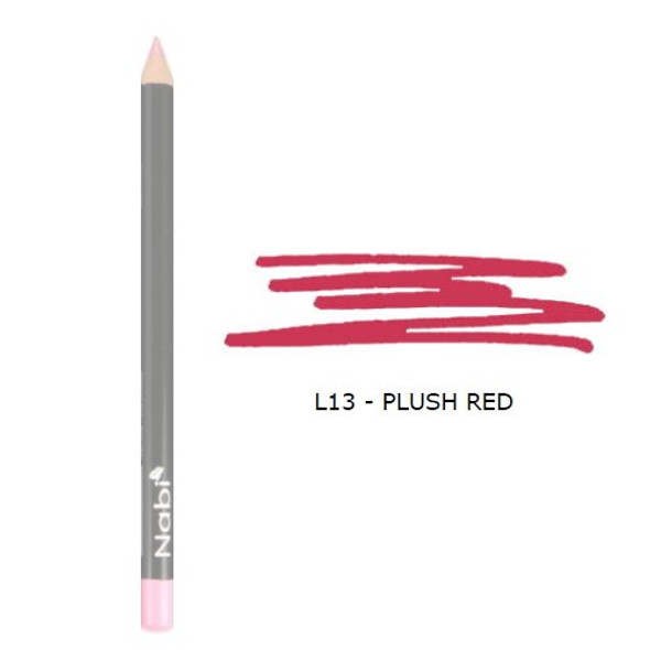 3 Pack Nabi Cosmetics Lip Pencil  Plush Red