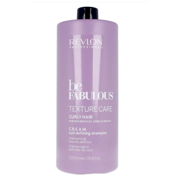 REVLON PROFESSIONAL Be Fabulous Texture Care Curly Hair Shampoo, 1000 ml