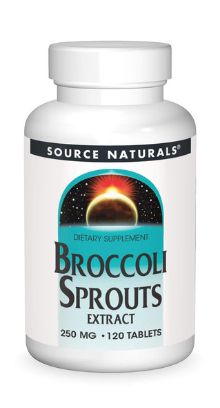 Source Naturals Broccoli Sprouts Extract 250 mg Sulforaphane - 120 Tablets