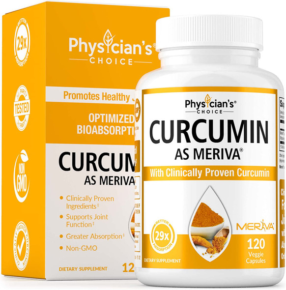 Physicians Choice Curcumin Meriva 500 120 Capsules
