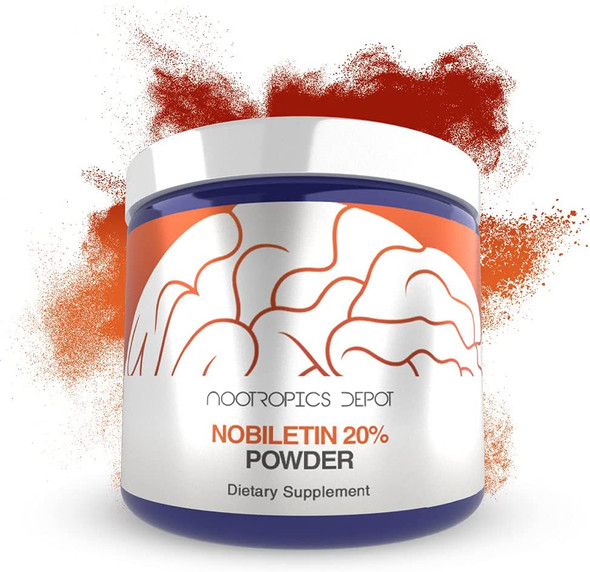Nobiletin Powder  15 Grams  20 Extract  Citrus aurantium  May Help Suppot Cognitive  Metabolic Function  May Help Promote Cardiovascular Function