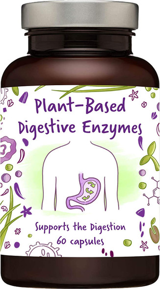 PlantBased Digestive Enzymes by Kala Health  Plant Based highActivity enzymes from Fermentation  Stable enzymes That Resist Stomach Acid for Optimal Intake  optimizes The Breakdown of Food 60
