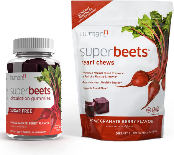 HumanN SuperBeets Circulation Gummies  SuperBeets Heart Chews