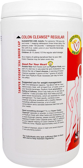 Health Plus Colon Cleanse Powder Natural Flavor 12 oz Pack of 4
