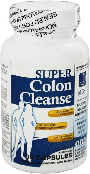 Health Plus Super Colon Cleanse Night Formula Capsules