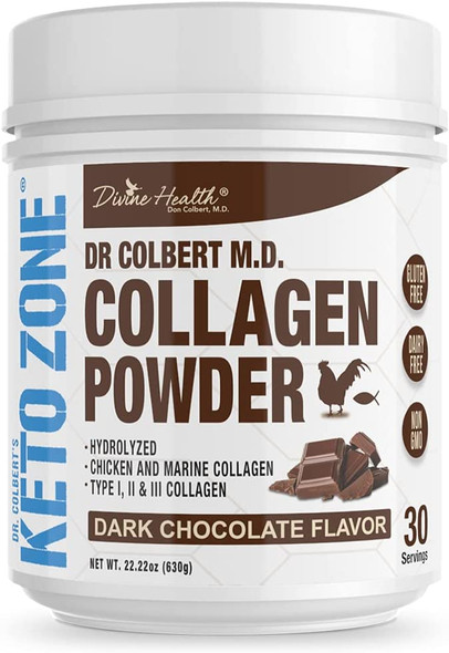 Keto Zone Chocolate Collagen Powder