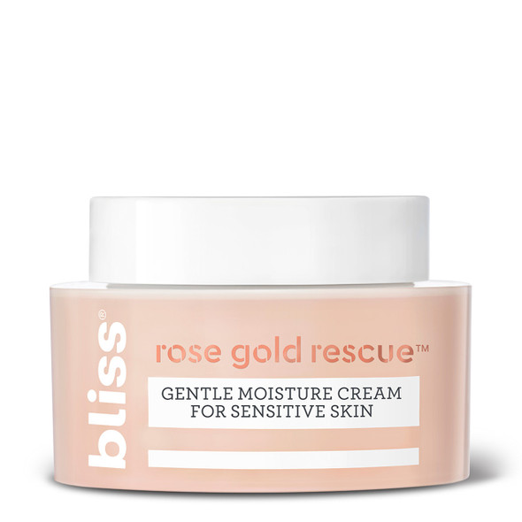 Rose Gold Rescue Rose Water Moisturizer Gentle Moisture Cream For Sensitive Skin