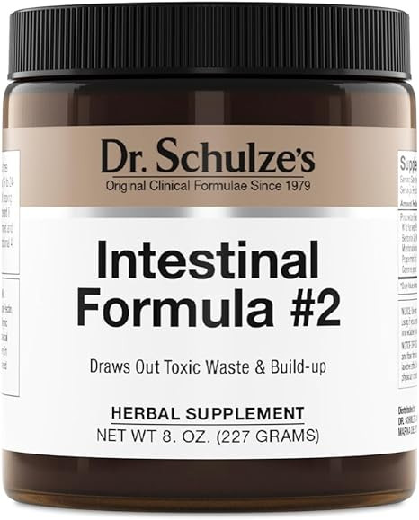 Dr. Schulzes  Intestinal Formula 2  Herbal Colon Cleanse Formula  8 Oz
