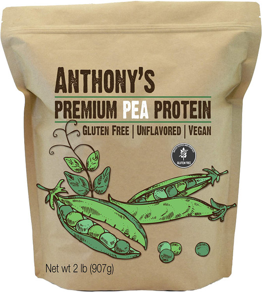 Anthonys Premium Pea Protein 2lb  Nutritional Yeast Flakes 1lb