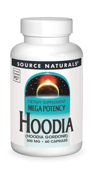 Source Naturals Mega Potency Hoodia, 500mg, 60 Capsules