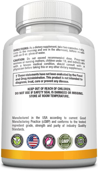 Approved Science Liposomal Vitamin C  1100 mg  60 Capsules  Immune Support Boost Collagen Antioxidant  High Absorption  Fat Soluble  Non GMO  Vegan  Made in The USA