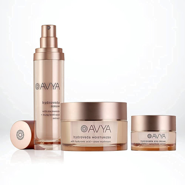 Avya Skincare  Hydroveda GLOW FIRM AND SOOTHE TRIO