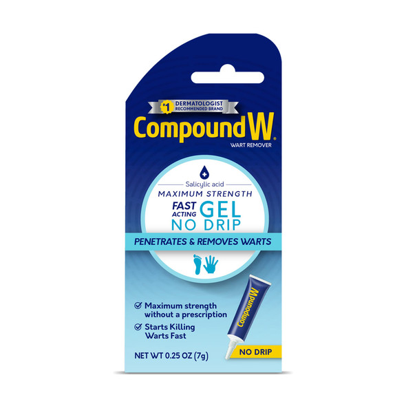 Compound W Maximum Strength Fast Acting Gel Wart Remover 0.25 oz