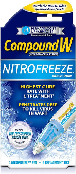 Compound W Nitrofreeze  Wart Removal  1 Pen  5 Replaceable Tips