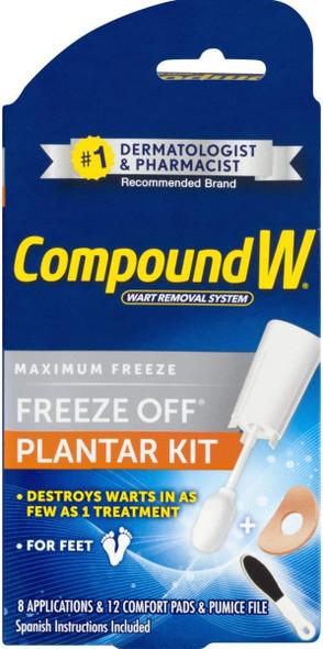 Compound W Maximum Strength Fast Acting Gel Wart Remover with 12 ConSeal  Patches, 0.25 oz