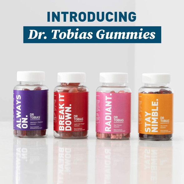 Dr. Tobias Vitamin Gummy Bundle  Apple Cider Vinegar Hair Elderberry and Glucosamine