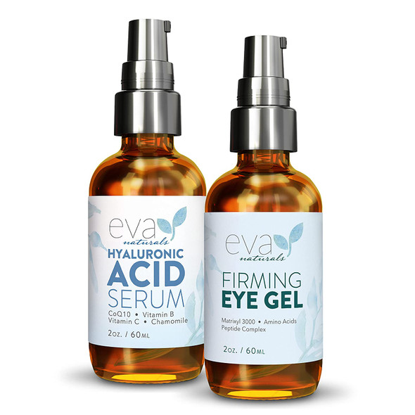 Eye Gel  Hyaluronic Acid Serum Bundle  Hydrate and Skin Firming