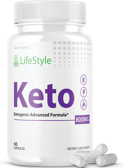 Lifestyle Keto Life Style Max Shark Pills Tank Ketogenic Supplement 60 Capsules