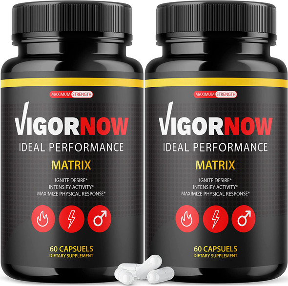 2 Pack Vigornow Vigor Now Matrix Supplement 120 Capsules