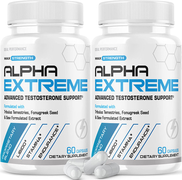 Alpha Extreme Pills Advanced Support Supplement 120 Capsules