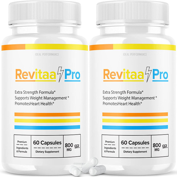 2 Pack Revitaa Pro Pills Revita Supplement Revitaapro Plus 120 Capsules