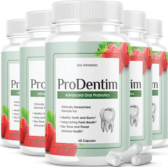 5 Pack Prodentim for Gums and Teeth Health Prodentim Dental Formula Prodentim Dental Supplement Pro Dentim Pills 150 Capsules