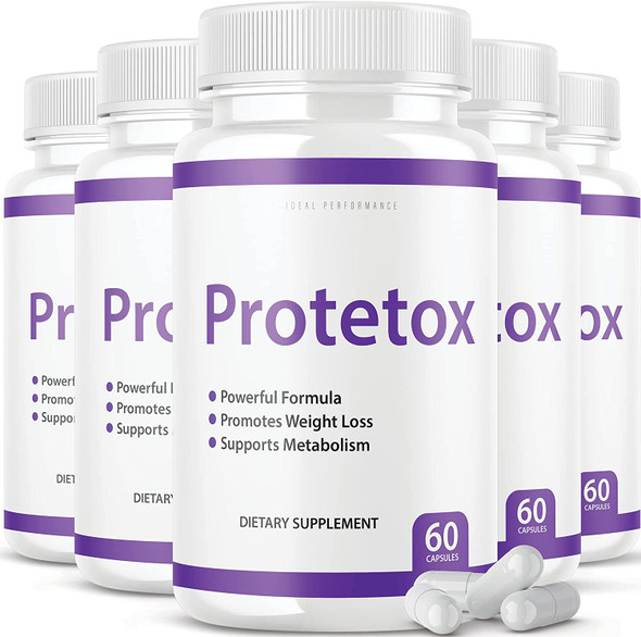 5 Pack Protetox Pills Protetox Capsules 300 Capsules