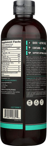 Onnit MCT Oil  Pure MCT Coconut Oil Ketogenic Diet and Paleo Optimized with C8 C10 Lauric Acid  Perfect for Coffee Shakes and Cooking