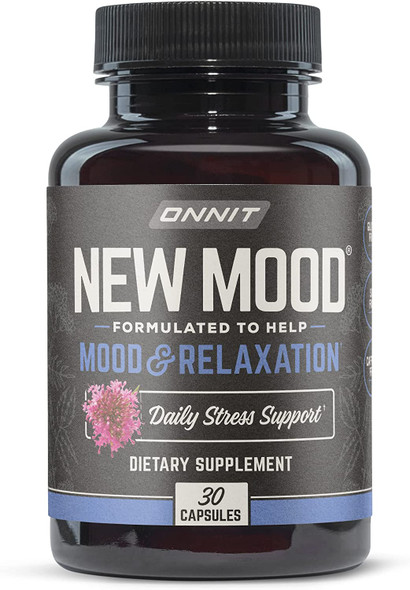 Onnit New Mood  Stress Relief Sleep and Mood Support Supplement 30 Count