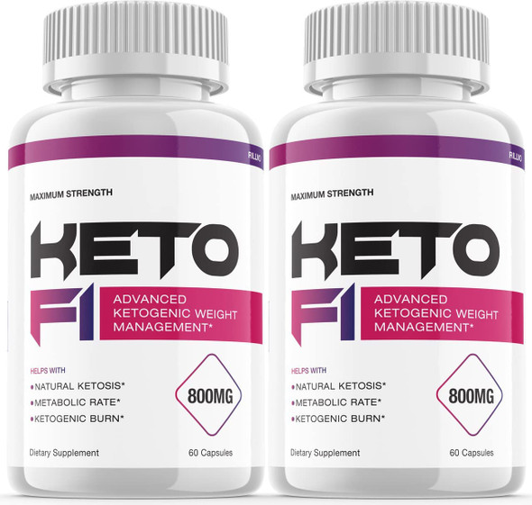 2 Pack Keto F1 Pills Advanced Ketogenic Support Shark Keto Tank 120 Capsules
