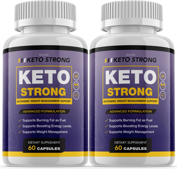 2 Pack Keto Strong XP Advanced Formula Ketosis Pills 120 Capsules
