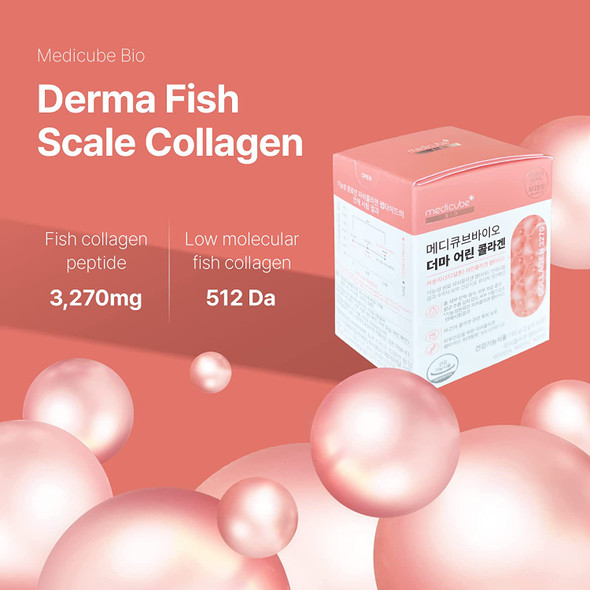Medicube Bio Derma Fish Scale Collagen 2g  30 Stick1box Individual Package Fish Gollagen Peptide