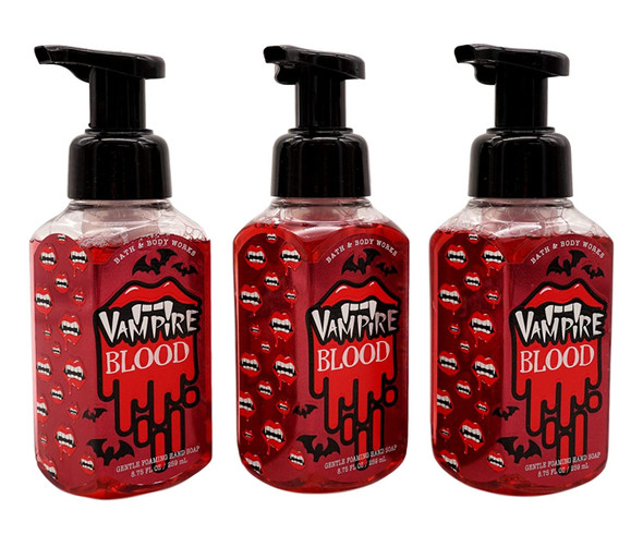 Vampire Blood Gentle Foaming Hand Soap 3 Pack 8.75 fl oz / 259 mL