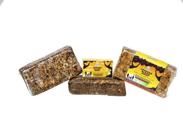 Jaunty Organics Raw Premium African Black Soap  100 Natural Bar Soap for Body Face and Hair  Acne Cleanser and reduces the appearance of Dark Spot  Fragrance Free  For all SkinTypes 2lb
