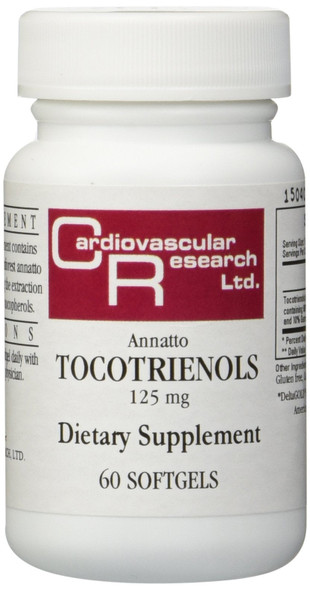 Ecological Formulas - Annatto Tocotrienols 125 mg 60 gels [Health and Beauty]