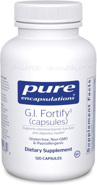 Pure Encapsulations - G.I. Fortify (Capsules) - Supports G.I. Function, Motility and Detoxification - 120 Capsules