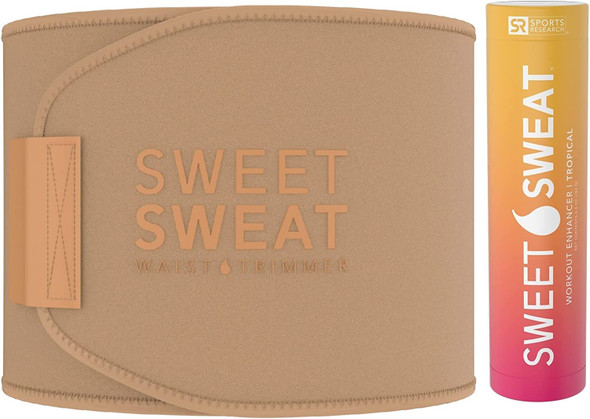 Sweet Sweat Tropical Stick  Waist Trimmer Toned Large