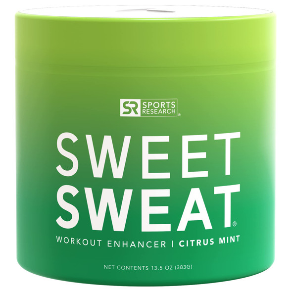 Sports Research Sweet Sweat Gel Get More from Your Workout Workout Enhancer Makes You Sweat Faster  Harder Try w/Waist Trimmer Mens  Womens Toning Sweat Cream