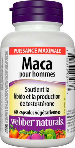 Webber Naturals Maca for Men 60 Capsules
