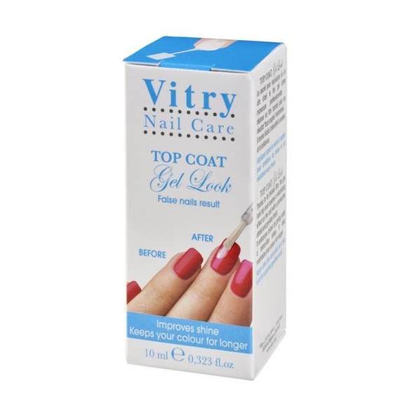 Vitry Top Coat Gel Look 10 Ml Vgel