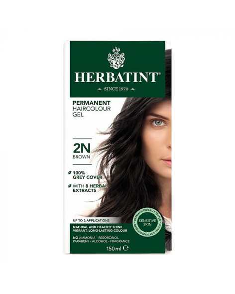 Herbatint 2N Brown Permanent Hair Colour Gel 150 mL