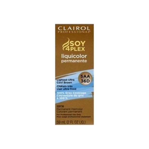 Clairol Professional  Liquicolor 5AA/36D Lightest Ultra Cool Brown, 2 oz