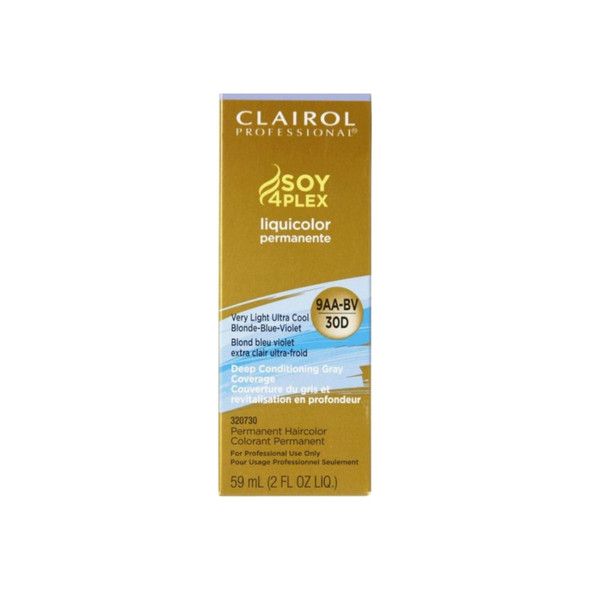 Clairol Professional  Liquicolor 9AA/30D Very Light Ultra Cool Blonde, 2 oz