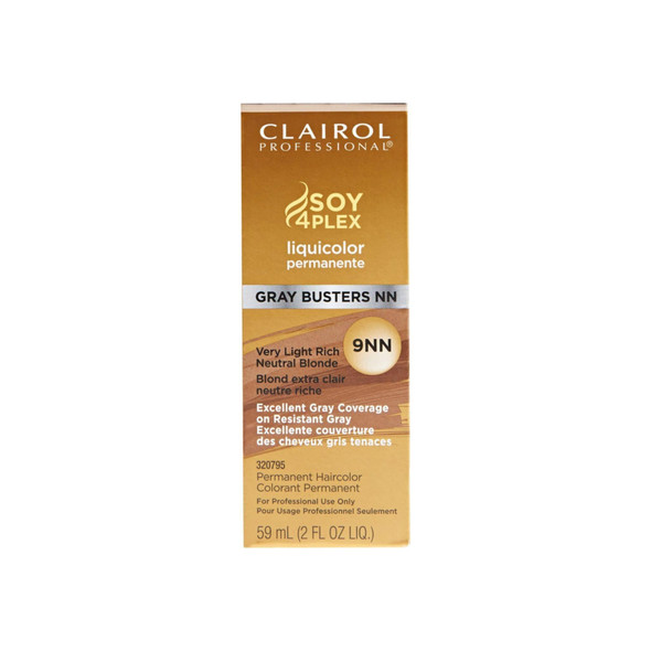 Clairol Professional  Liquicolor Permanente Hair Color, Very Light Rich Neutral Blonde [9NN] 2 oz