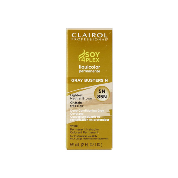 Clairol Professional Liquicolor Permanent, Lightest Neutral Brown 5N/85N  2 oz