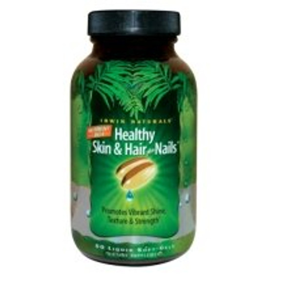 Irwin Naturals Nutrient-Rich Healthy Skin & Hair plus Nails, 60ct (Pack of 2)