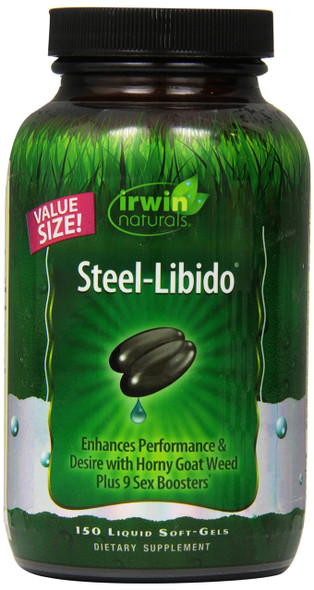 Irwin Naturals Steel-Libido Diet Supplement for Men,150 Count